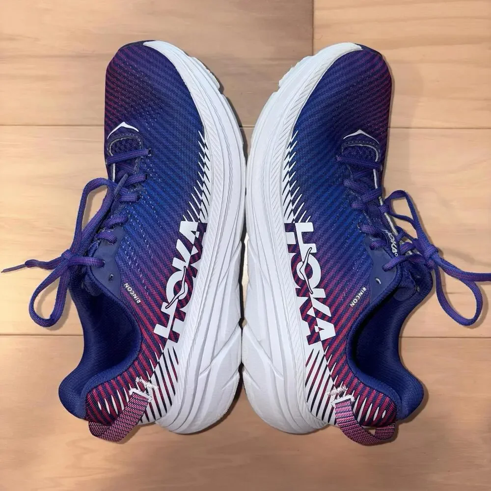 Hoka One One Rincon 2 Running Shoes Clematis Blue/Arctic Ice Women's Size 9.5 - Picture 2 of 8